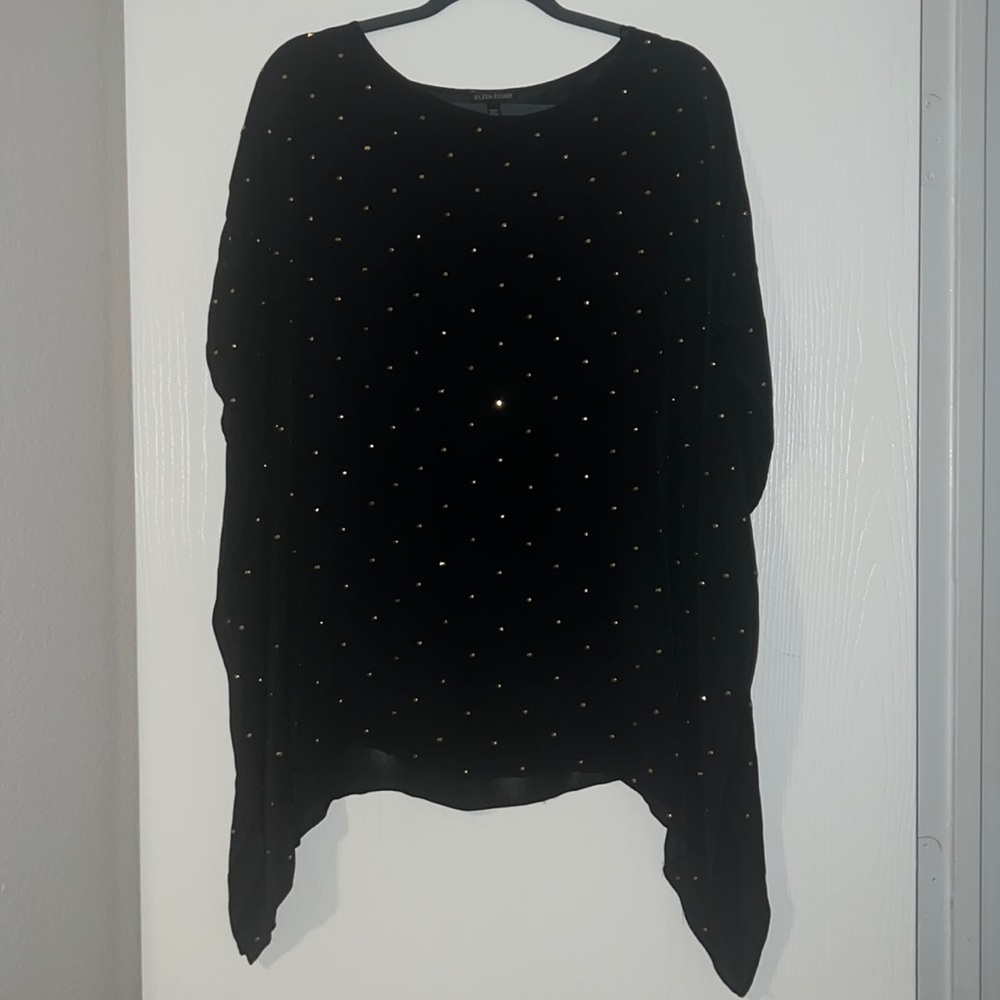 Eileen Fisher Sheer Silk Georgette top